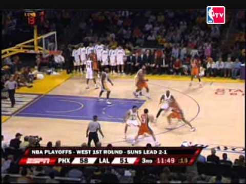 Steve Nash 23 assists against LA lakers 2007
