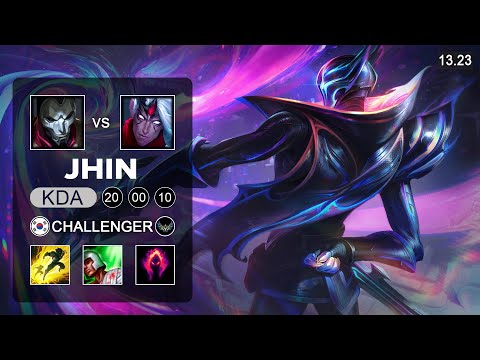 Jhin vs Varus ADC - KR Challenger - Patch 13.23 Season 13