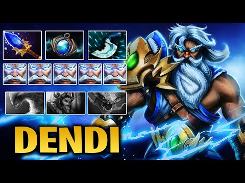 Dendi -  Zeus Mid IMMORTAL Pro Gameplay 7.24 Dota 2