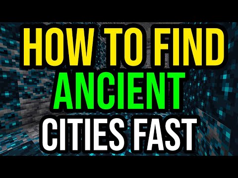 How To Find ANCIENT CITIES FAST In Minecraft!