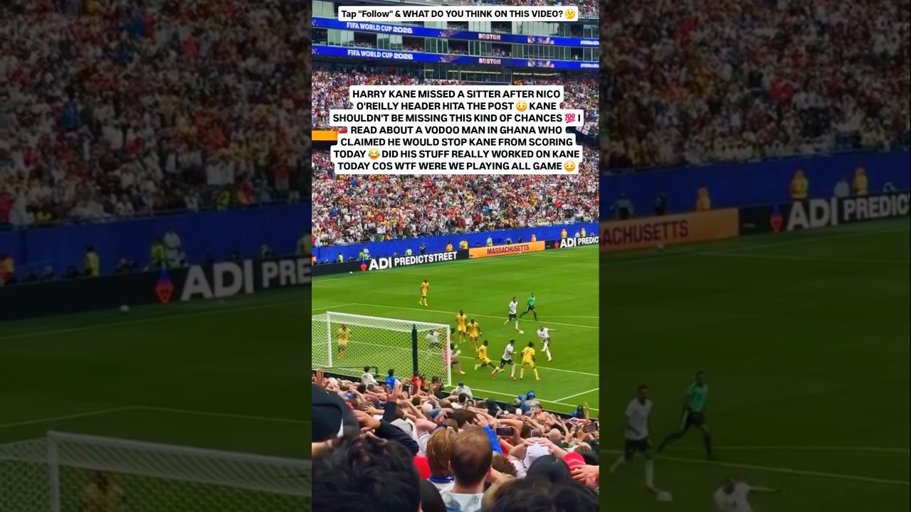 Harry Kane Goal Miss vs Ghana 😱 - YouTube