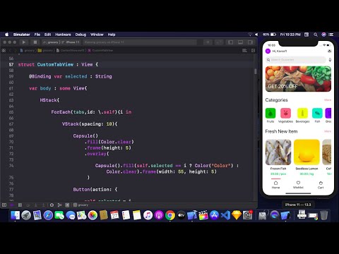 Designing Groceries App UI Using SwiftUI - Groceries App UI Using SwiftUI - SwiftUI Tutorial
