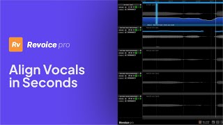 Video thumbnail for How To Align Vocals in Seconds with Revoice Pro 5 by Synchro Arts