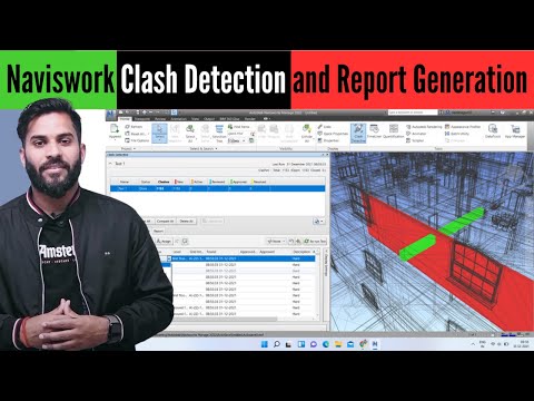 Naviswork Clash Detection and Report Generation
