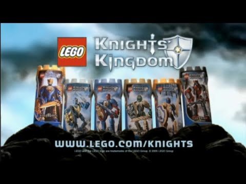 Rare HQ(Best Quality!) USA TV LEGO KnighTs' Kingdom II 2005 Products/Sets Commercial !