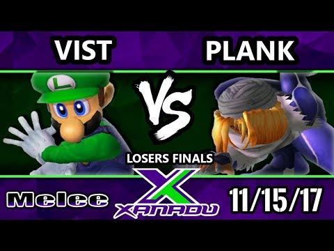 S@X 228 Melee - Vist (Luigi) Vs. Plank (Sheik) - Smash Melee Losers Finals - SSBM