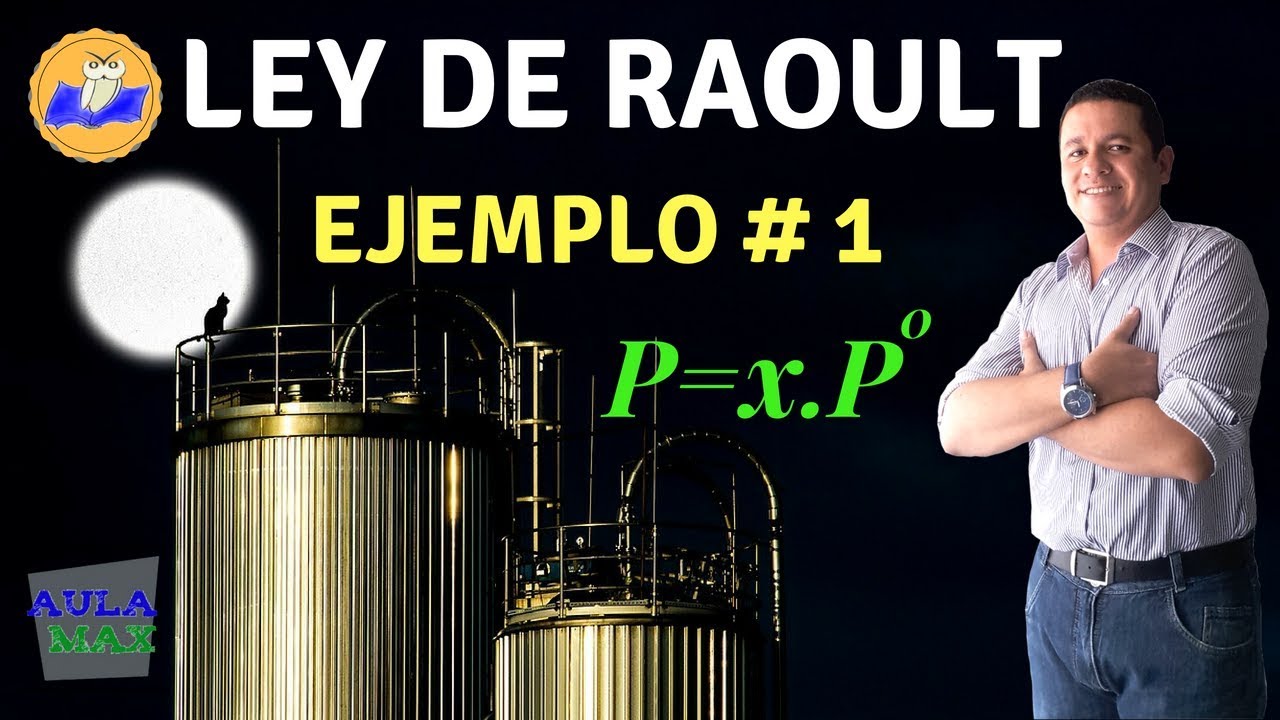 Ley de Raoult | Ejemplo 1 | Presión de vapor