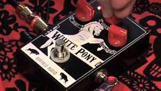 Buffalo Audio White Pony guitar effects pedal demo w SG & Marshall amp