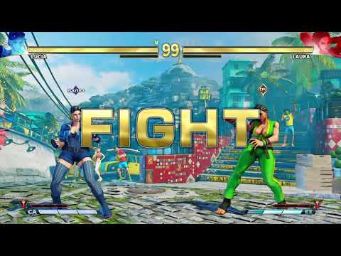 STREET FIGHTER V Lucia vs Laura