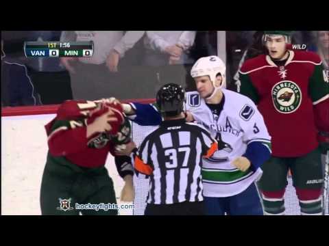 Kevin Bieksa vs Nick Johnson