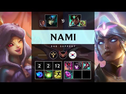 Nami Support vs Karma - KR Grandmaster Patch 25.12