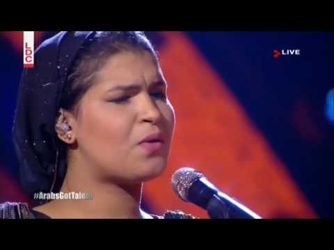 ايمان الشميطي من المغرب تغني امي و بنتي لأنغام و تبكي نجوى كرم في النصف نهائي