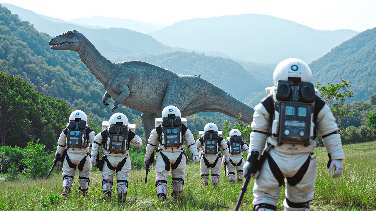 EM 2055, OS RICOS VIAJAM DE VOLTA NO TEMPO PARA CAÇAR DINOSSAUROS, MAS CAUSAM A EXTINÇÃO HUMANA!