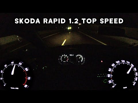 Skoda Rapid 1.2 MPi (2013) - 4K POV Acceleration Test