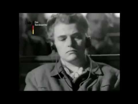 Auschwitz, Maria Mandl (Mandel) im Bunker Dachau May 1946 und im Gerichtssaal in Krakau