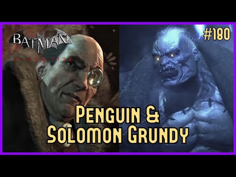 Batman Arkham City [Hard Difficulty] - Penguin & Solomon Grundy | Boss Fight