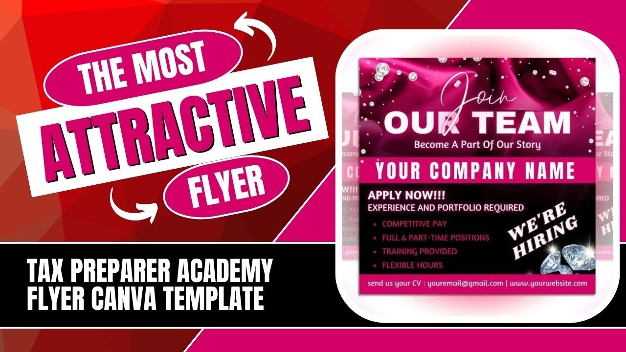 Join Our Team Flyer, Canva Template.