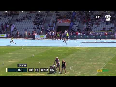 GIRLS U12 4X200M FINAL - 2017 SUBWAY STATE RELAY CHAMPIONSHIPS // LAVicTV