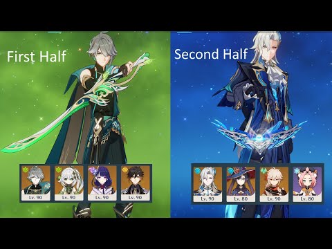 4.1 Spiral Abyss Floor 12 C0R1 Alhaitham & Neuvillette | Genshin Impact