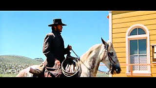 Clint Eastwood Enters Lago — A Warning Disguised as an Entrance | High Plains Drifter