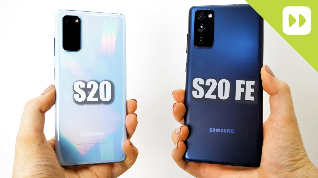 Samsung Galaxy S20 FE & S20 Comparison