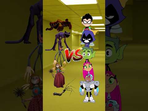 Poppy Playtime VS Teen Titans Go #shorts #poppyplaytimechapter #teentitansgo