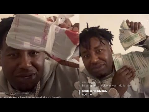 HoneyKomb Brazy Shows Off How Much Money Birdman Gave Him After Being Released