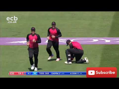 Jerome Taylor Hat-Trick against Essex 🏏