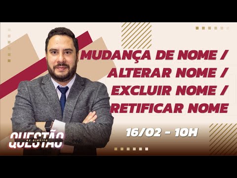 Change of Name / Alter Name / Delete Name / Rectify Name - Legal Question 338