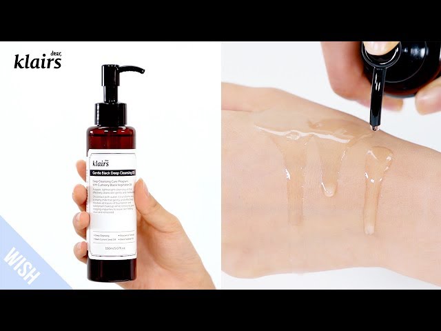 Video Teaser für Mild Cleansing Oil That Cleanses & Emulsifies with Water | KLAIRS Gentle Black Deep Cleansing Oil