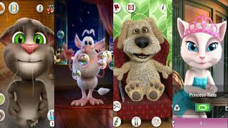 My Talking Tom Angela Ben Booba - funny video games for kids