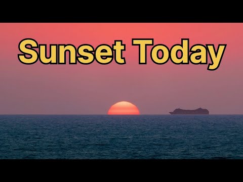 Sunset Time Tonight