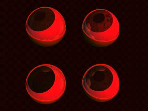 Here I am peeking at you (with 2 eyes, requiring Anaglyph 3D red-blue goggles).