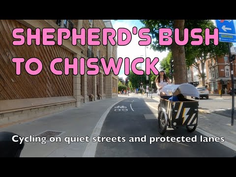 🚲 A great way to cycle from Shepherd's Bush to Chiswick with zero traffic