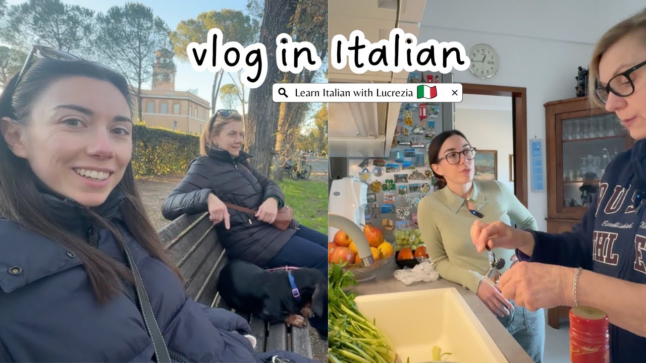 Italian vlog: l’ultimo libro che ho letto, facciamo le puntarelle, passeggiata a Roma (Sub)