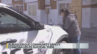 Albuquerque Community Safety clinician helps suicidal teen