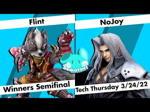 Flint (Wolf) vs NoJoy (Sephiroth) - WSF - Tech Thursday 3/24/22 - Seikatsu