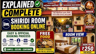 Shirdi Room Booking Online Full Process 2026|Step-by-Step Process Explained in T