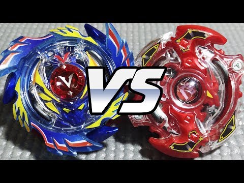 God Valkyrie .6V.Rb vs Storm Spriggan .K.U - [Beyblade Burst] - ベイブレードバースト
