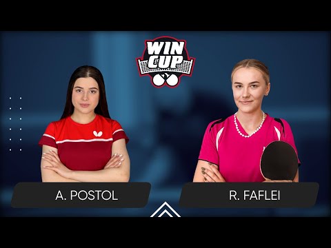 13:15 Anastasiia Postol - Romaniia Faflei West 2 WIN CUP 24.08.2024 | TableTennis WINCUP