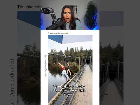 THEY JUMPED IN LAKE FULLY CLOTHED.. 😭