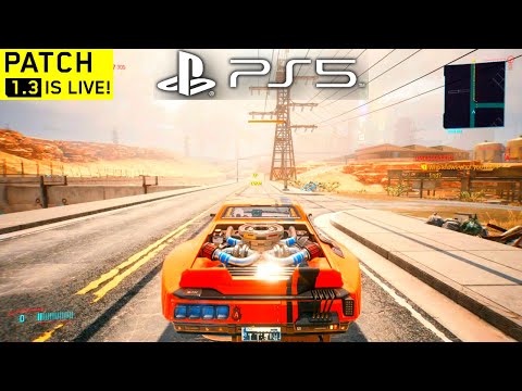 CYBERPUNK 2077 PATCH 1.3 UPDATE - PS5 Gameplay Performance & Graphics (Free Roam Night City) #3
