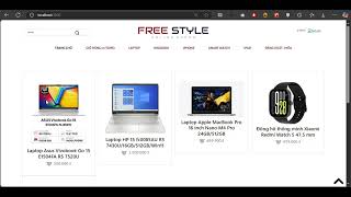 Bài 1: Web bán hàng |  Reactjs - MongoDb - Expressjs - Nodejs
