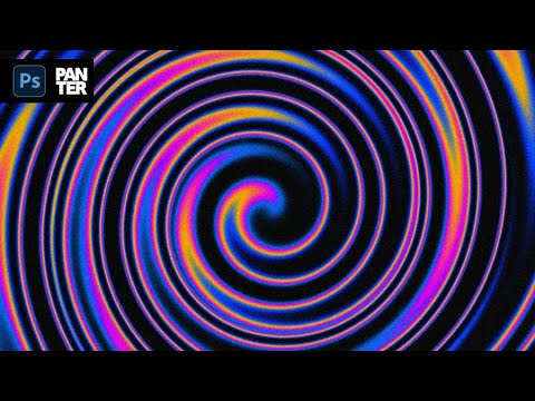 Abstract Radial Twirl Effect in Photoshop
