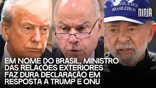 🔥Mauro Vieira não mede palavras em entrevista a Aljazeera🔥Ataca Trump e chama ONU de insignificante🔥