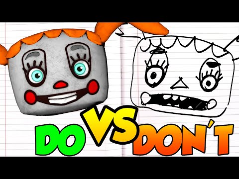 DOs & DON'Ts Drawing Five Nights At Freddy's HELP...