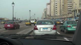 preview picture of video 'Driving Alexandria الاسكندرية - Egypt'