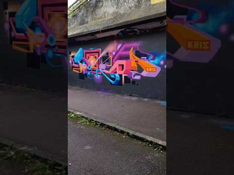 THE MOST INSANE 3D GRAFFITI FREESTYLE 😯 #graffiti #graffitiart #shorts