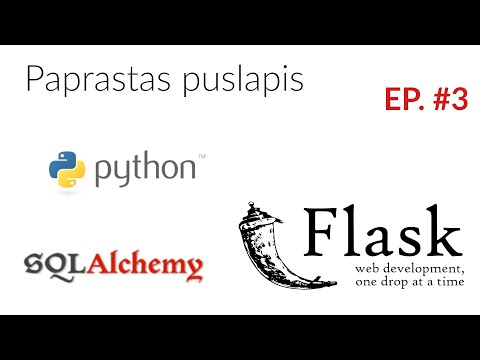 Pamoka: Python Flask - Duomenų bazės
