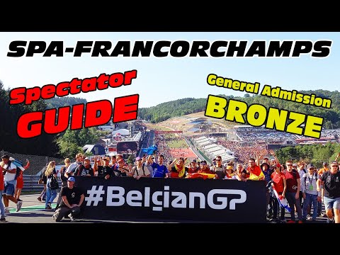 SPA F1 Spectator GUIDE 2026 | Bronze General Admission | #BelgianGP | ENGLISH